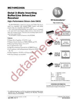 MC74HC240AFELG datasheet  